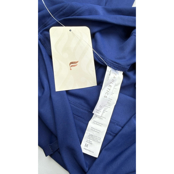 Fabletics Maj Pant II Women's Medium Blue NWT Athletic Jogger Stretch Workout - Picture 9 of 9